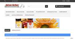 Desktop Screenshot of leinos.fein-schliff.de