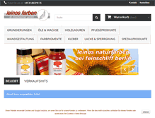 Tablet Screenshot of leinos.fein-schliff.de